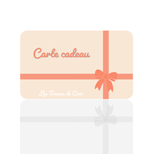 Carte cadeau tresse de lit