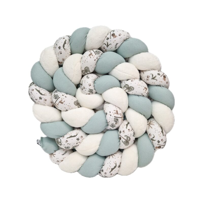 Tresse de lit – Jungle doudou  – Tour de lit tressé