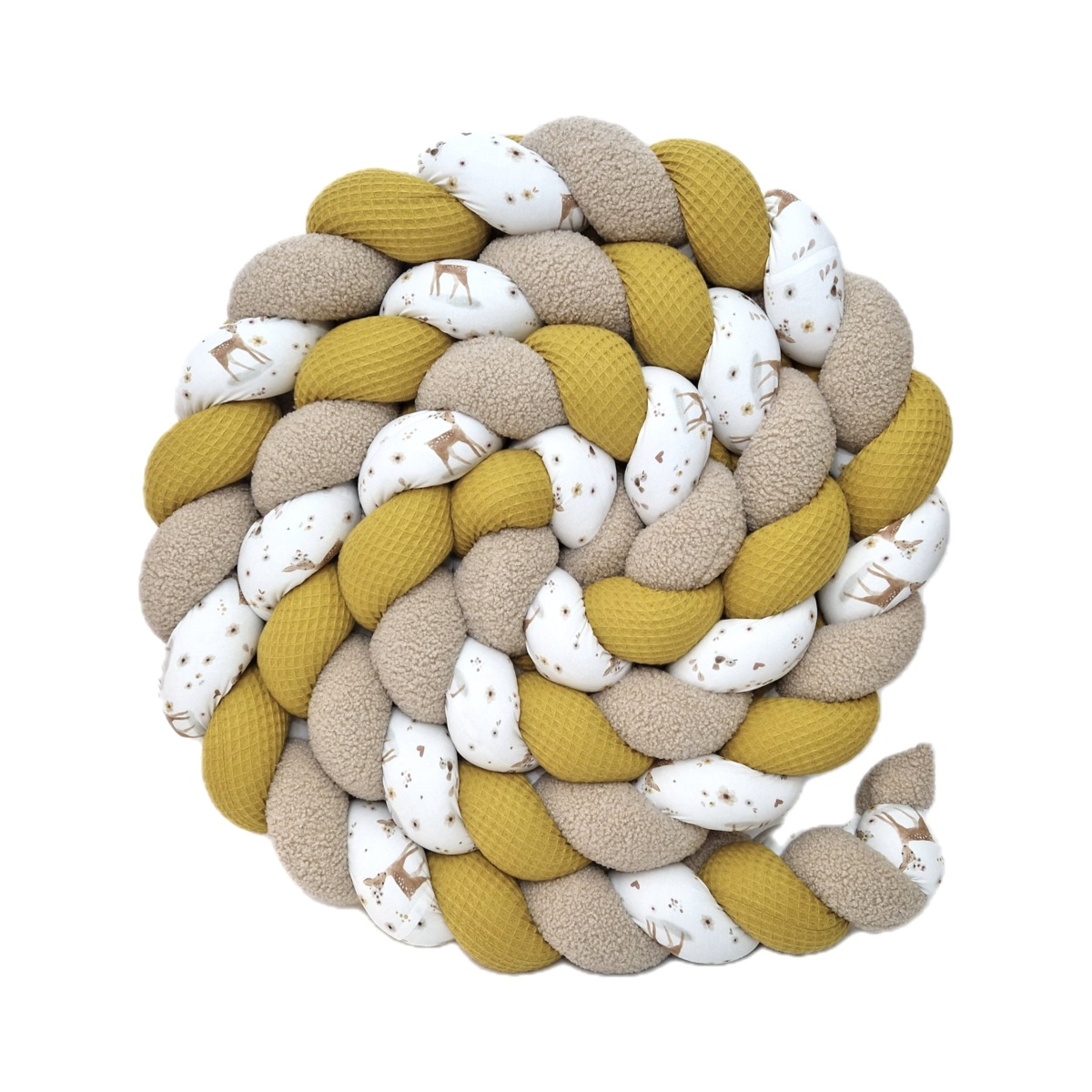 Tresse de lit – Bambis et teddy – Tour de lit tressé