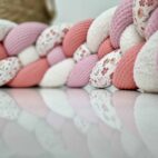 Tresse de lit rose