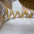 Tresse de lit moutarde