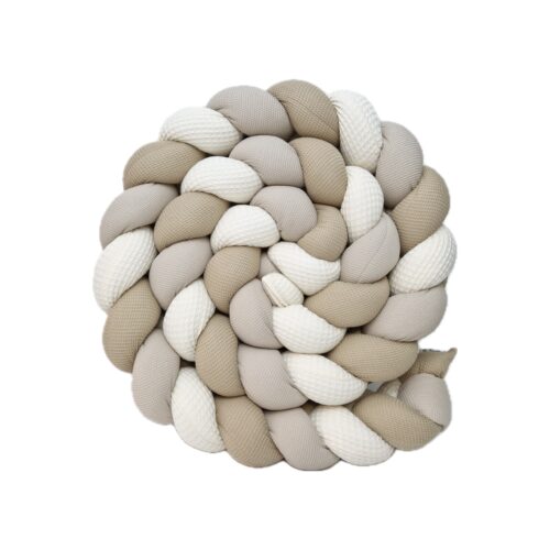 Tresse de lit beige