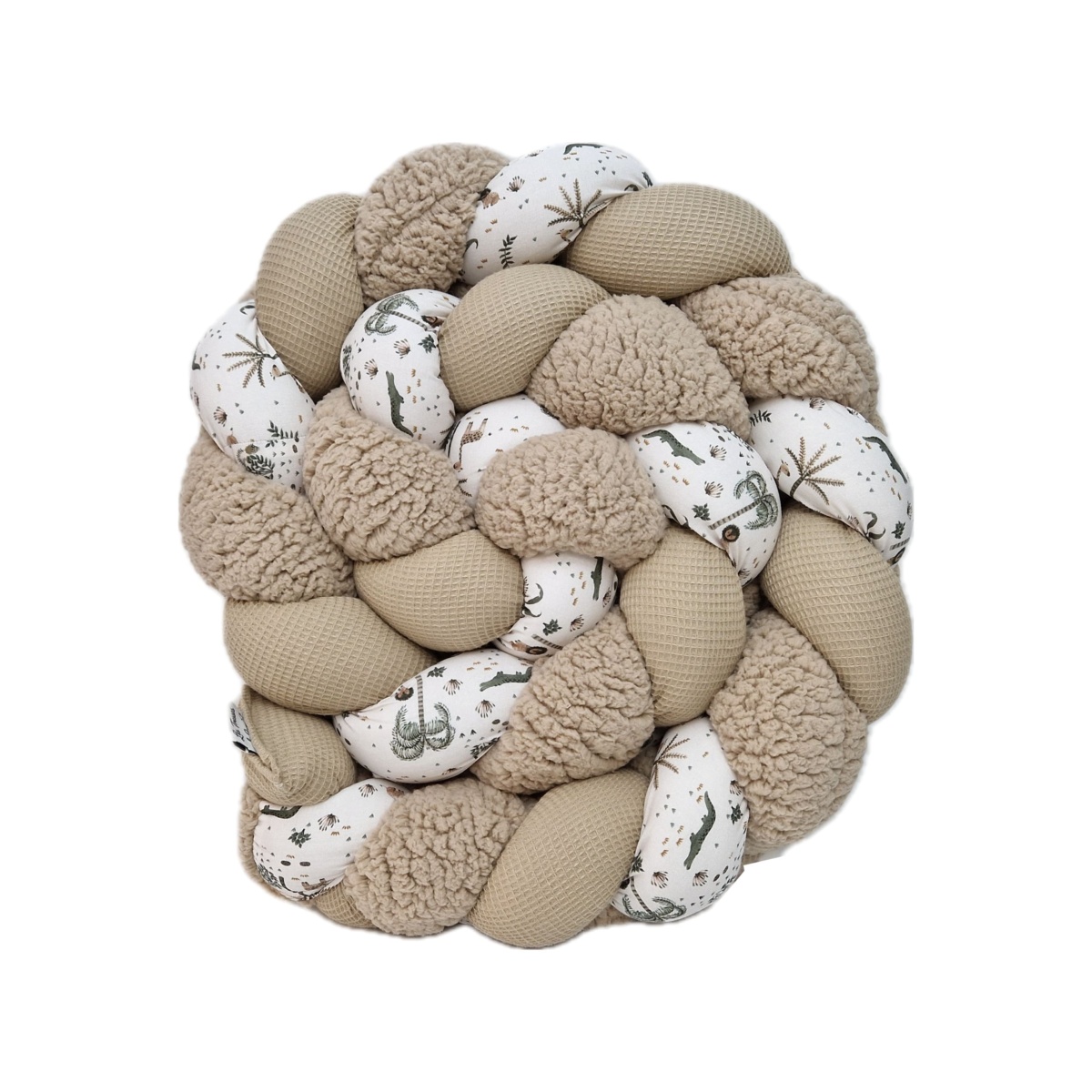 Tresse de lit – Jungle ourson – Tour de lit tressé