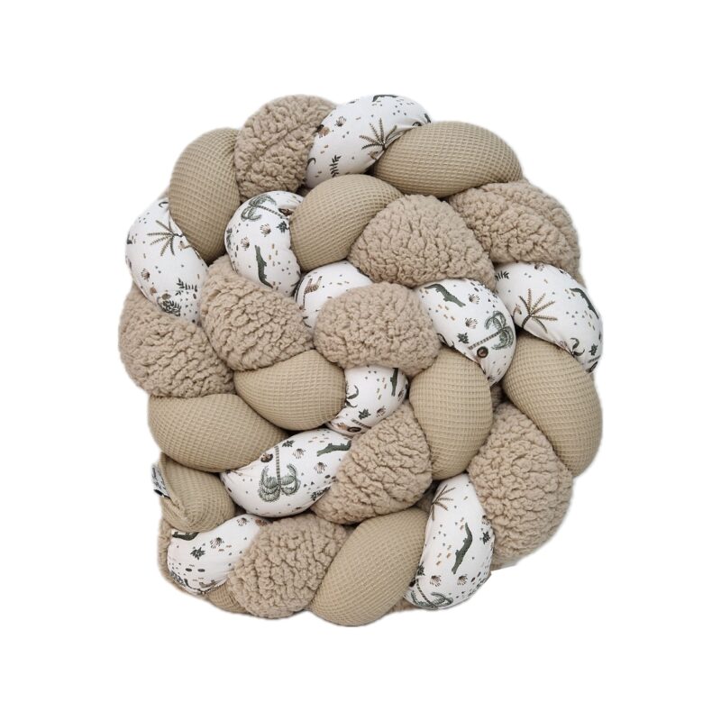 Tresse de lit – Jungle ourson – Tour de lit tressé