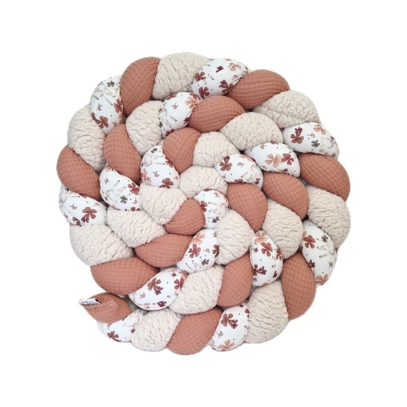 Tresse de lit – New brebis marsala – Tour de lit tressé