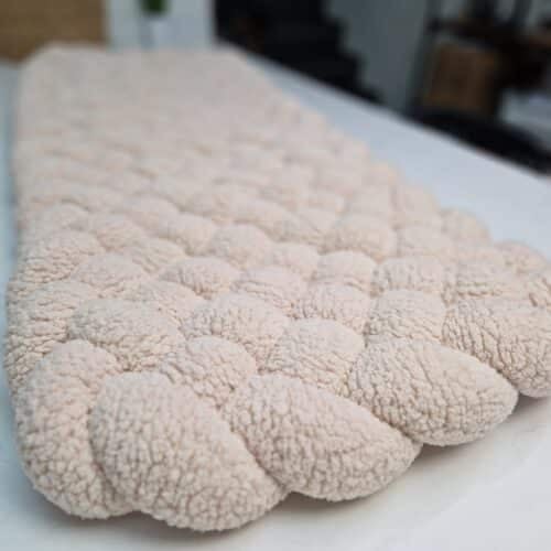 Tapis tressé sherpa