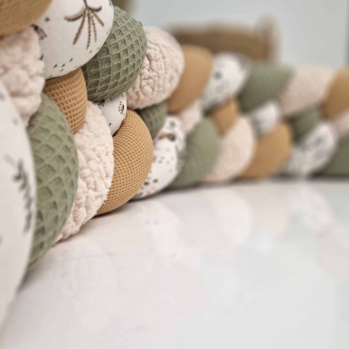 Tresse de lit – Jungle camouflage 4 brins – Tour de lit bébé 4 brins