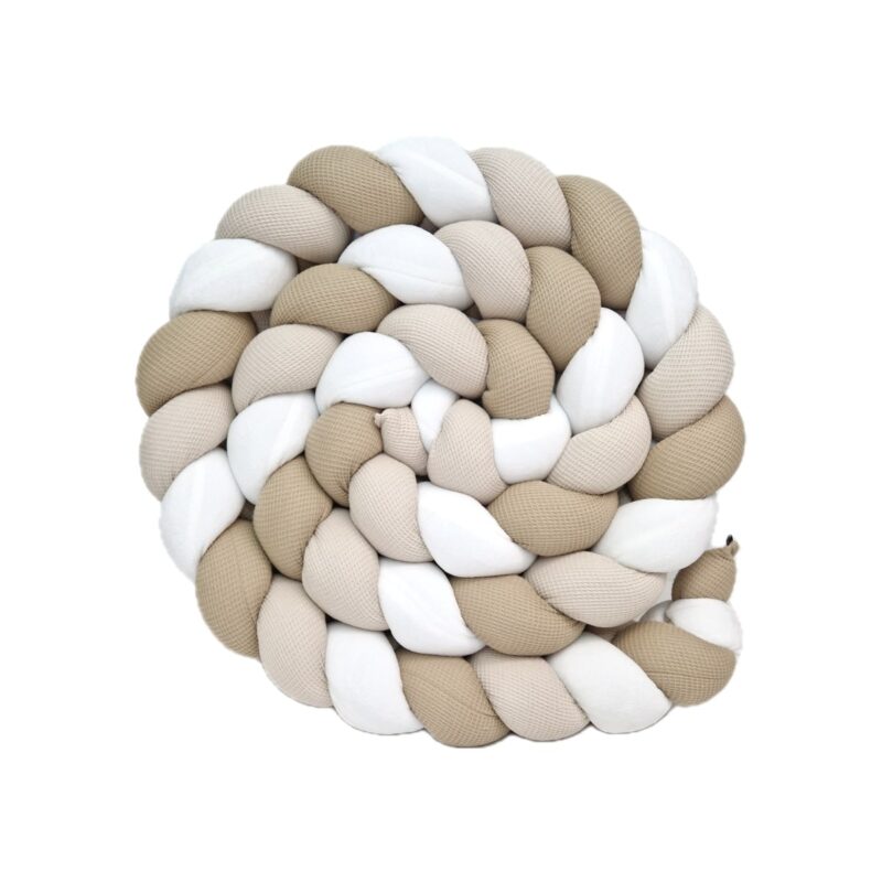 Tresse de lit – Latte macchiato – Tour de lit tressé