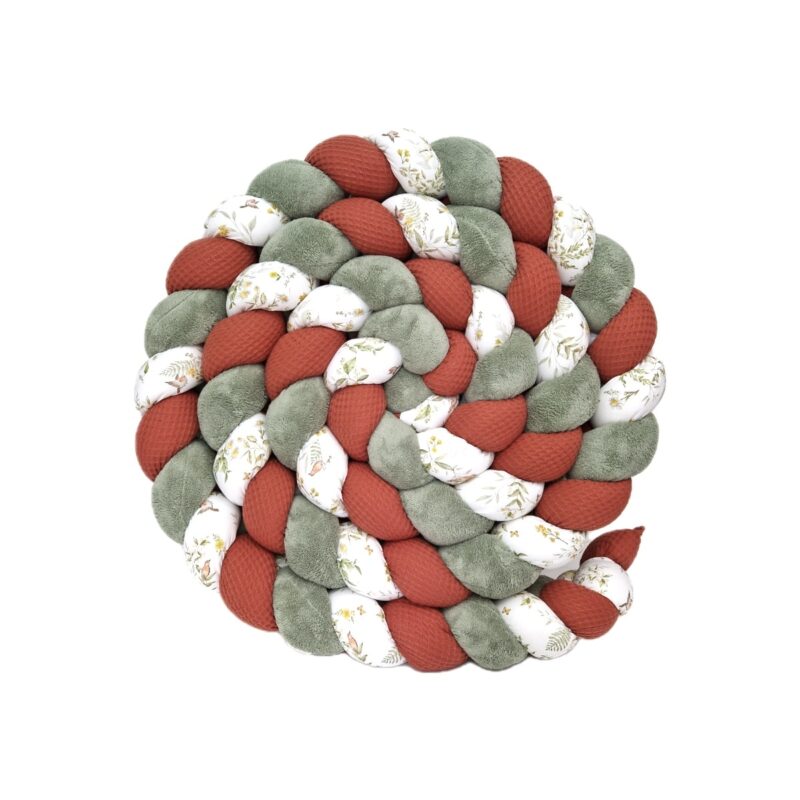 Tresse de lit – L&rsquo;italienne – Tour de lit tressé