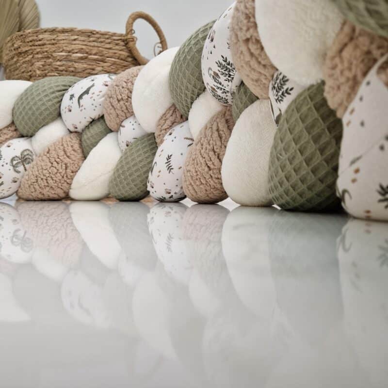 Tresse de lit – Jungle cocoon – Tour de lit bébé 4 brins
