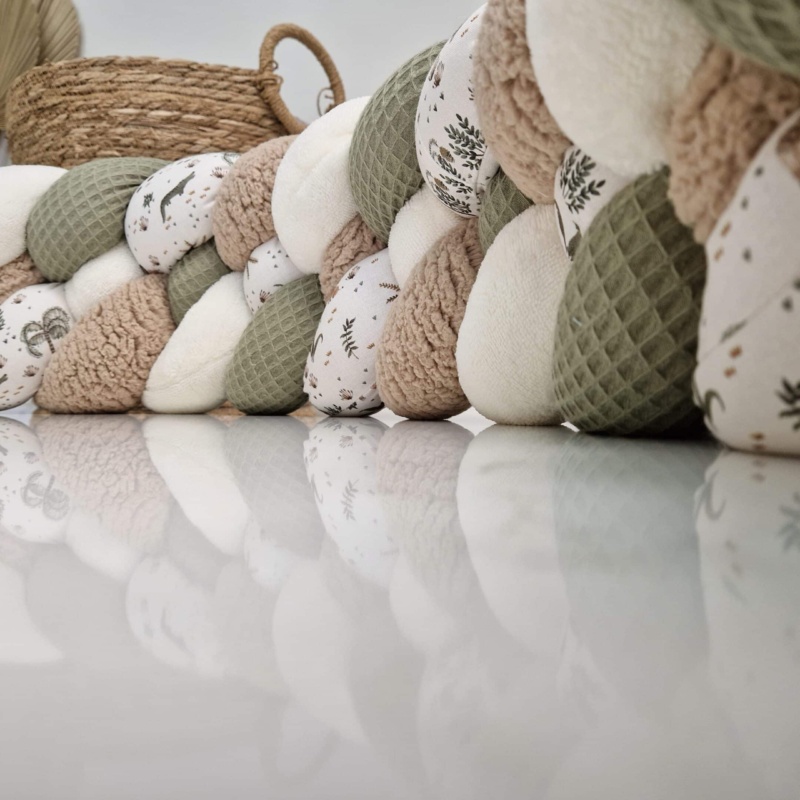 Tresse de lit – Jungle cocoon – Tour de lit bébé 4 brins