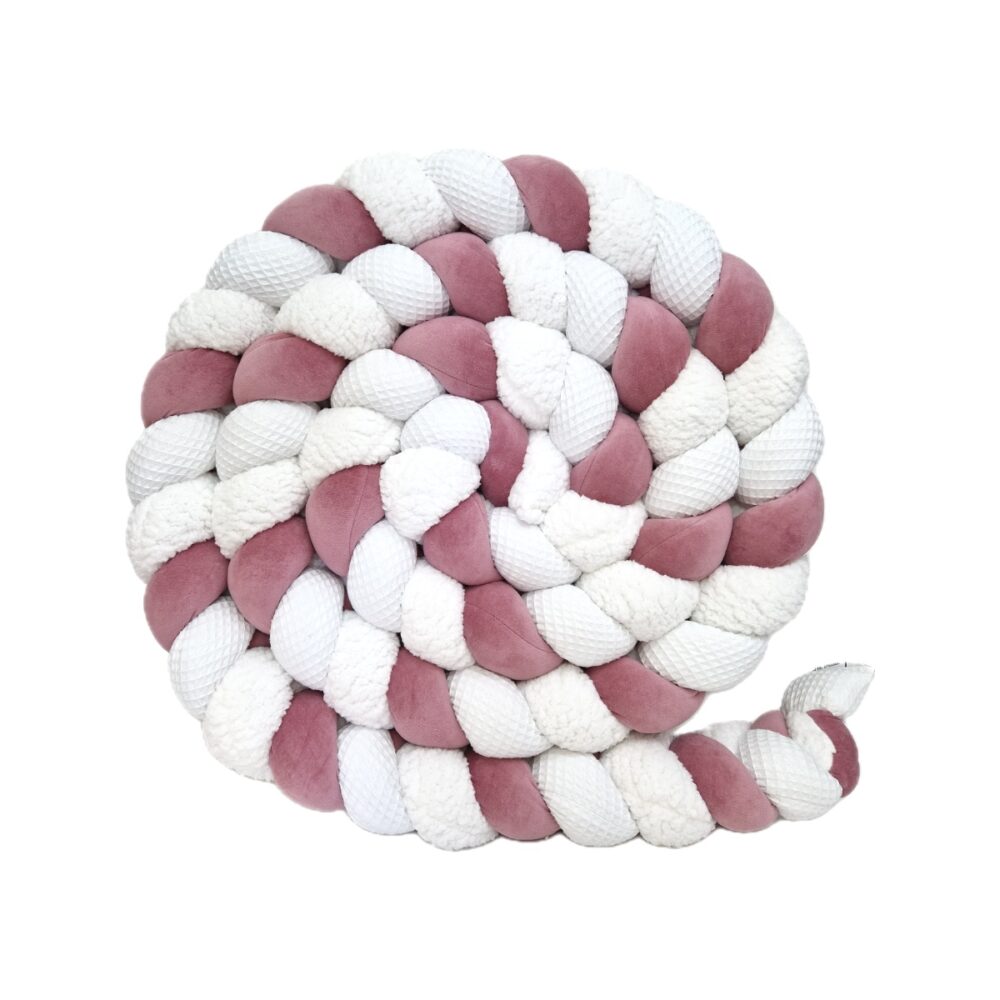 Tresse de lit framboise