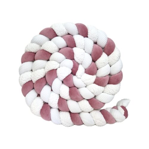 Tresse de lit framboise