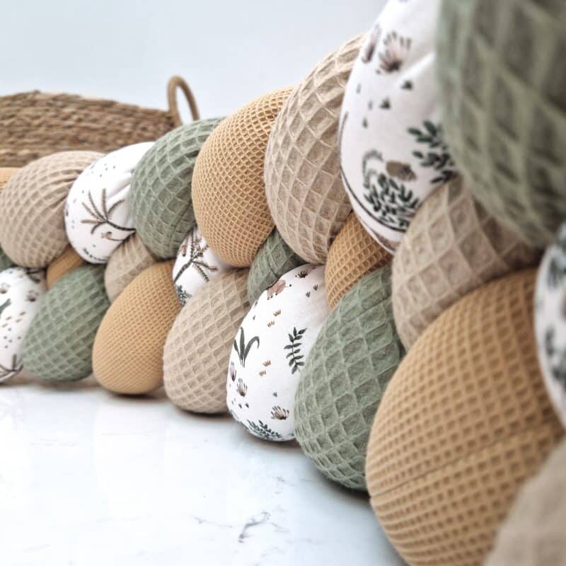 Tresse de lit – Camouflage 4 brins – Tour de lit bébé 4 brins