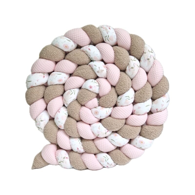 Tresse de lit – Teddy et birdy – Tour de lit tressé