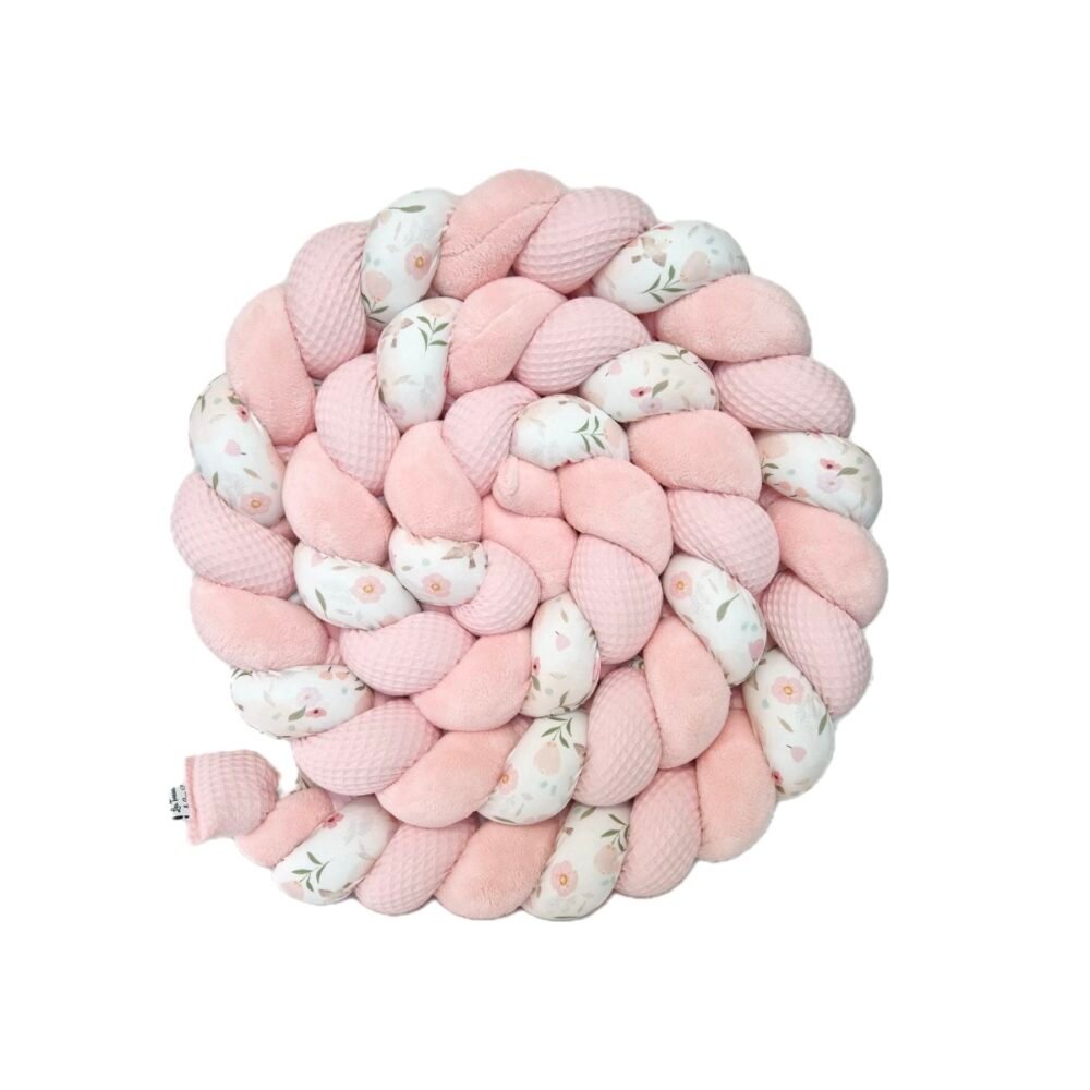 Tresse de lit rose