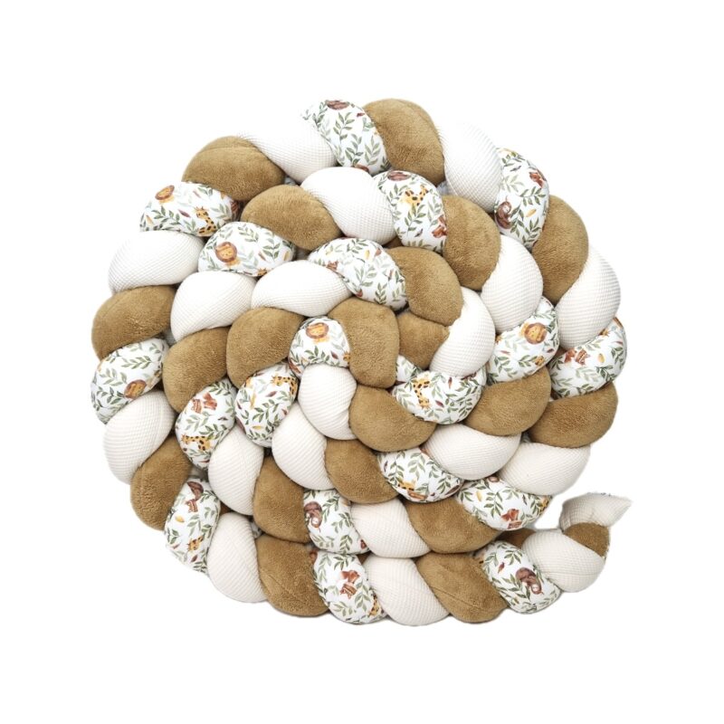 Tresse de lit – Doudou camel et safari  – Tour de lit tressé