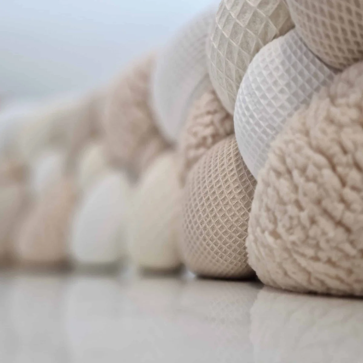 Tresse de lit 4 brins – Tons neutres