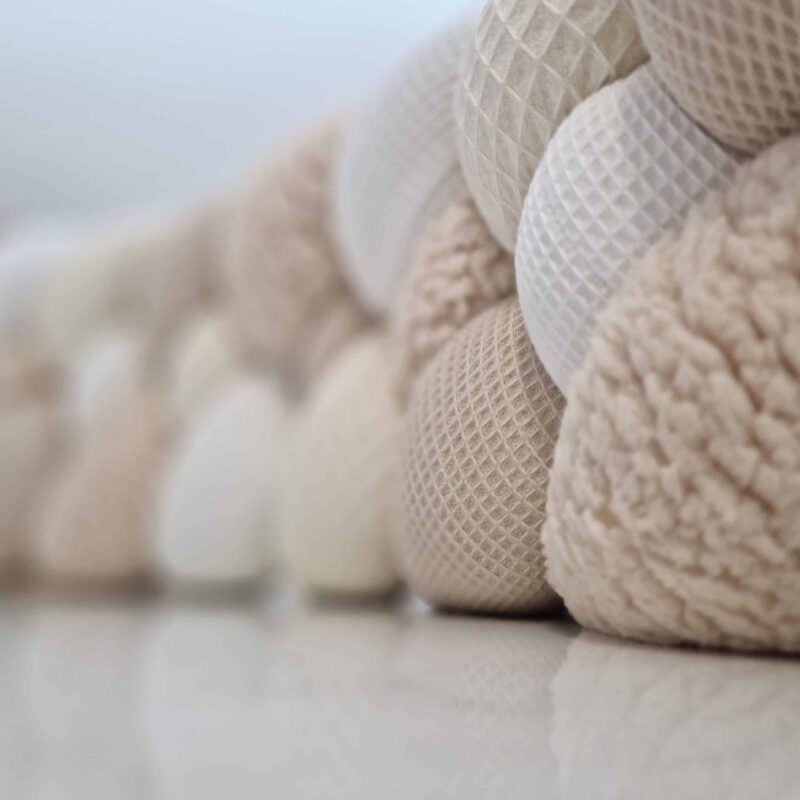 Tresse de lit 4 brins – Tons neutres