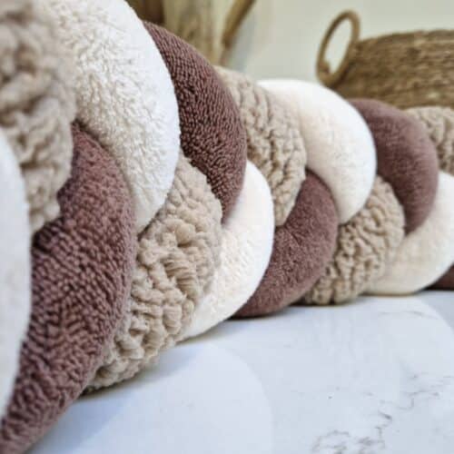 Tresse de lit marron