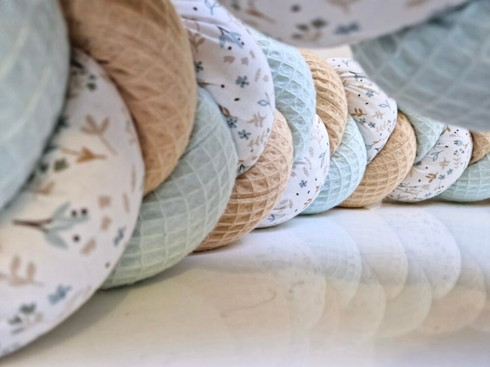 tresse de lit celadon
