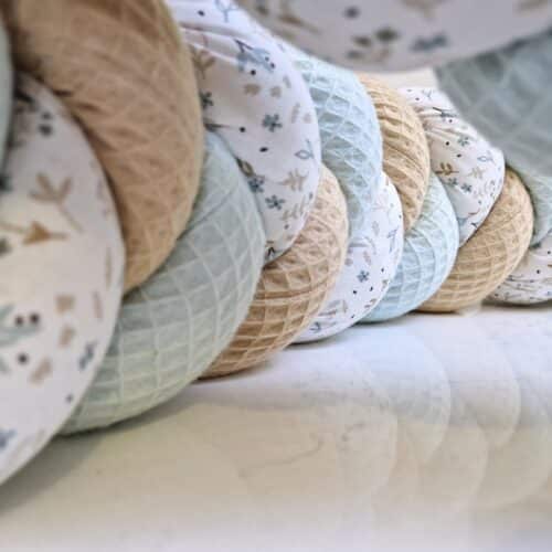 tresse de lit celadon