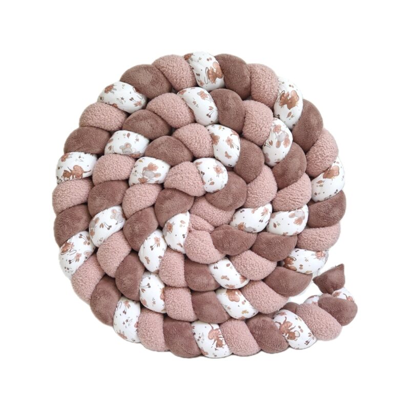 Tresse de lit – Châtaigne et Ludivine – Tour de lit tresse