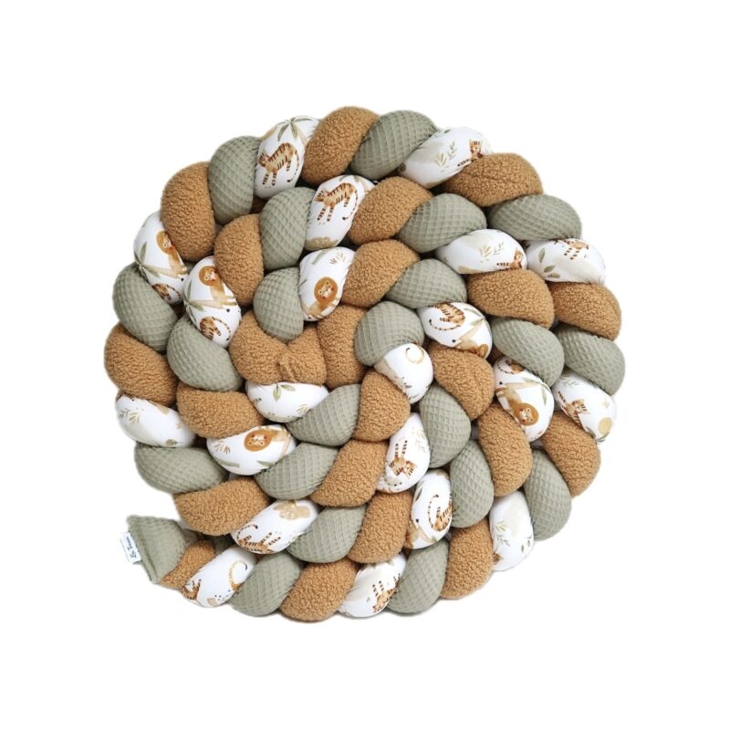 Tresse de lit – Kaki, brousse et camel – Tresse bébé