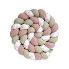 tresse de lit rose