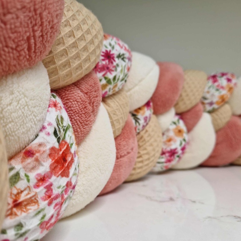 Tresse de lit – Miel et saumon – Tour de lit bébé 4 brins