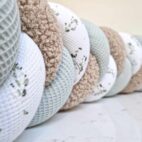 Tresse tour de lit vert d'eau