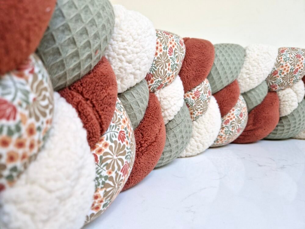Tresse tour de lit terracotta