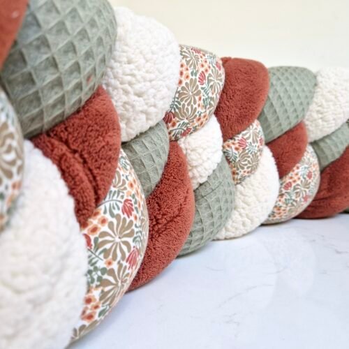 Tresse tour de lit terracotta