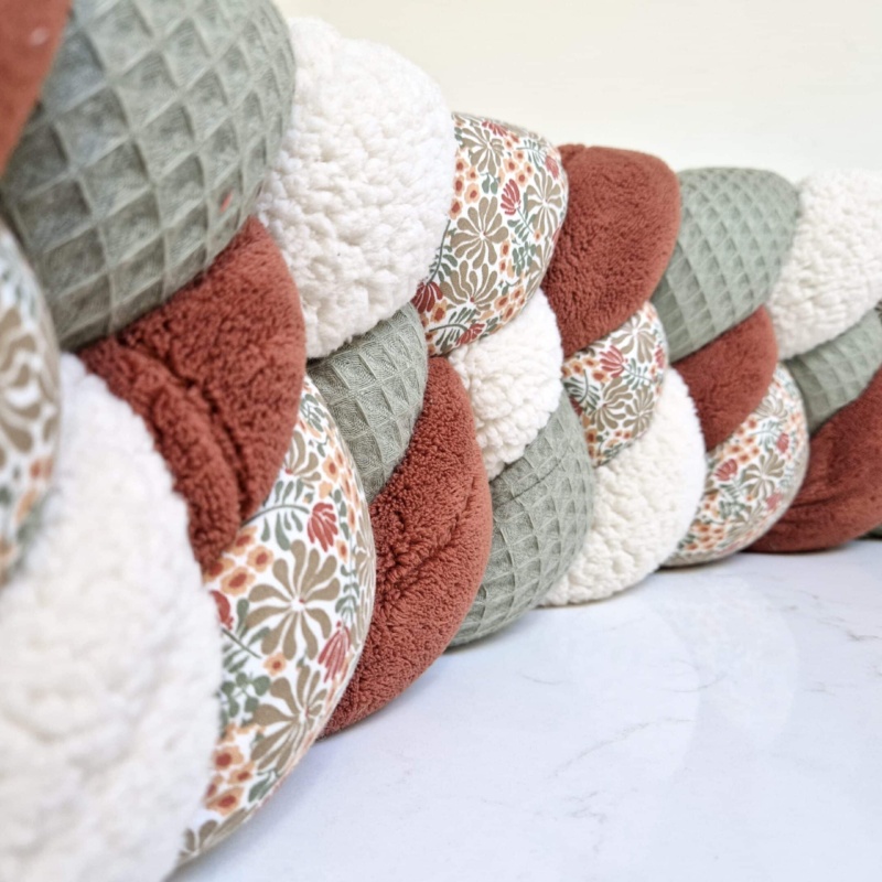 Tresse de lit 4 brins – Amazonien et terracotta – Tresse de lit cabane
