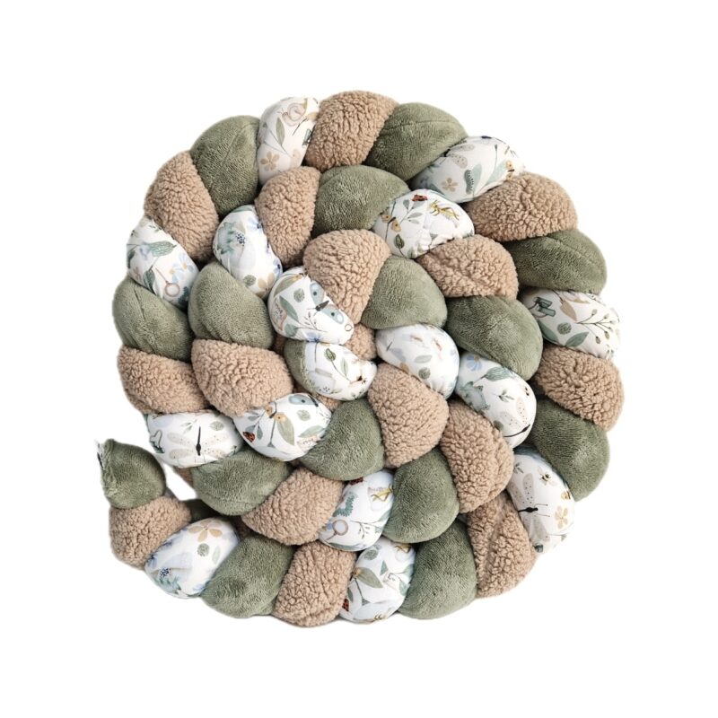 Tresse de lit – Spring et romarin – tour de lit tressé