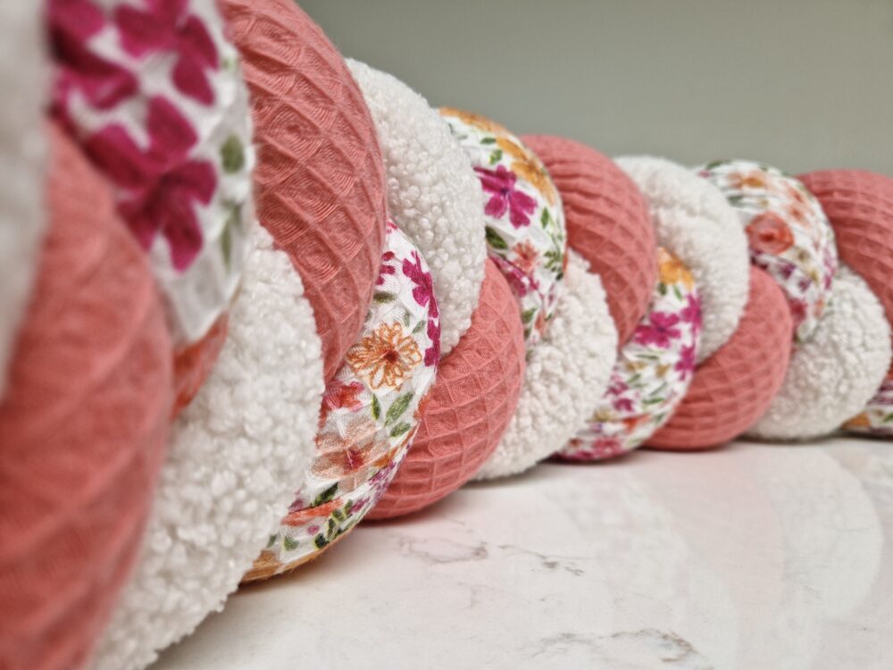 Tresse tour de lit fleuri