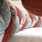 Tresse tour de lit terracotta