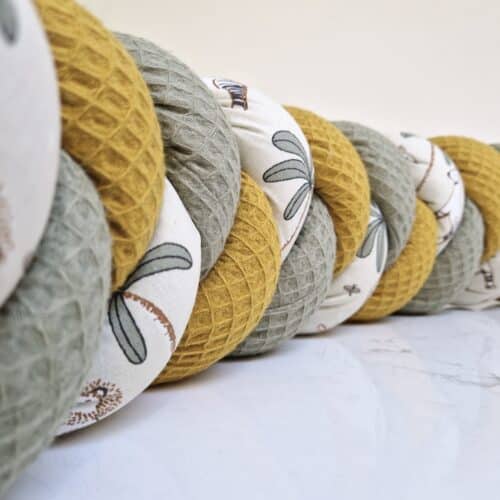 Tresse de lit moutarde