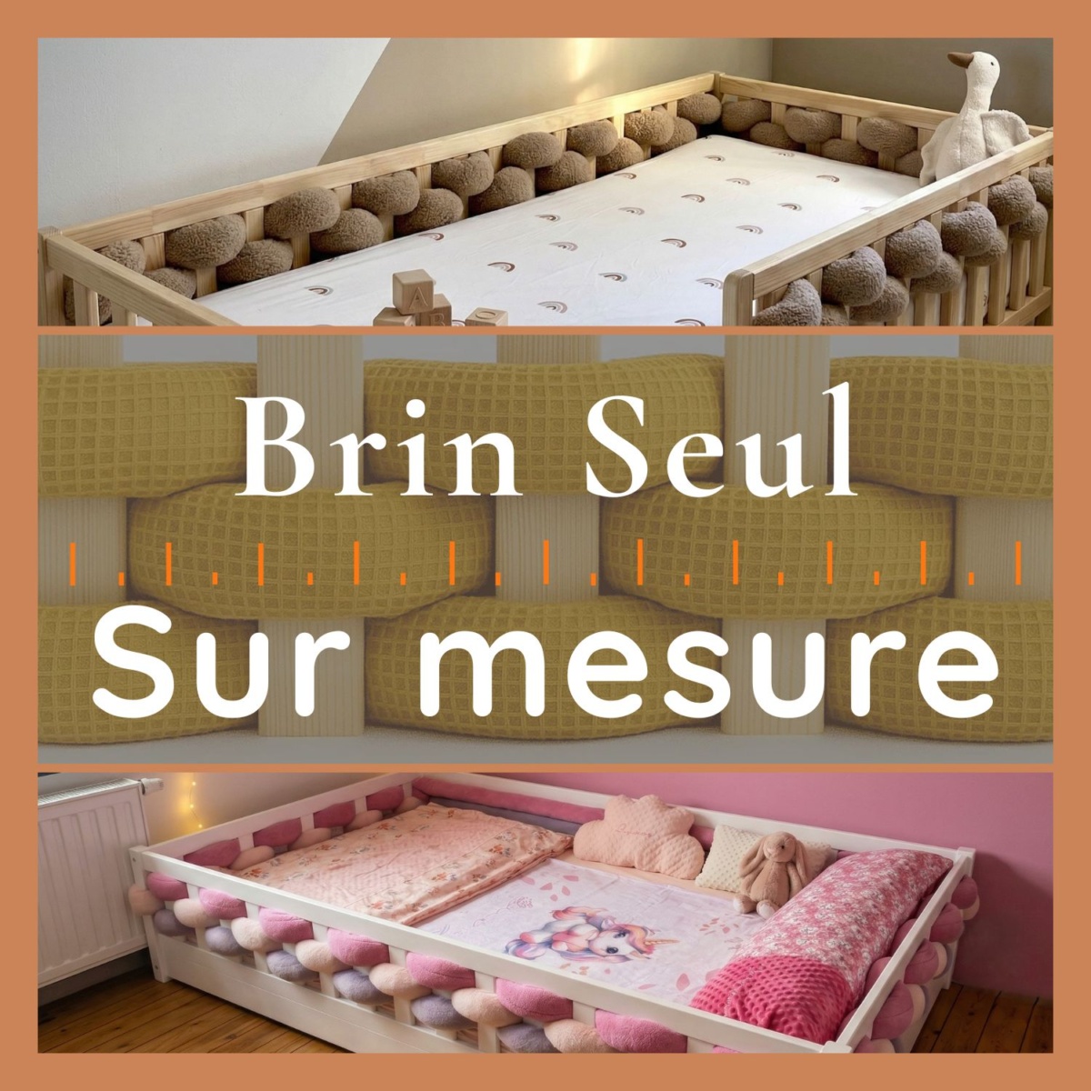 Brins à tresser – Boudin seul – Tresse de lit modulable
