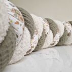 Tresse tour de lit kaki