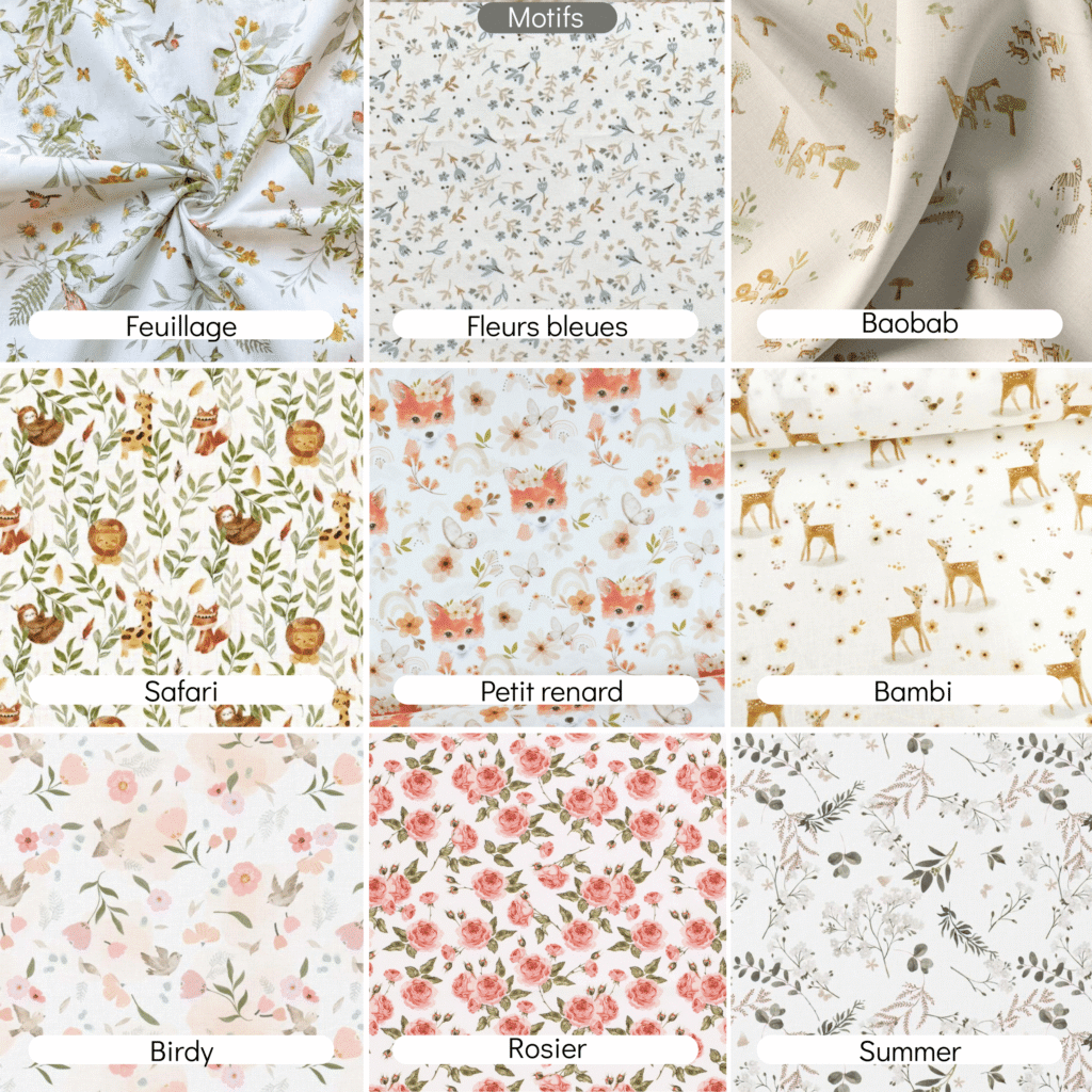 Plus de 100 tissus pour créer une tresse de lit personnalisée : bébé et enfant