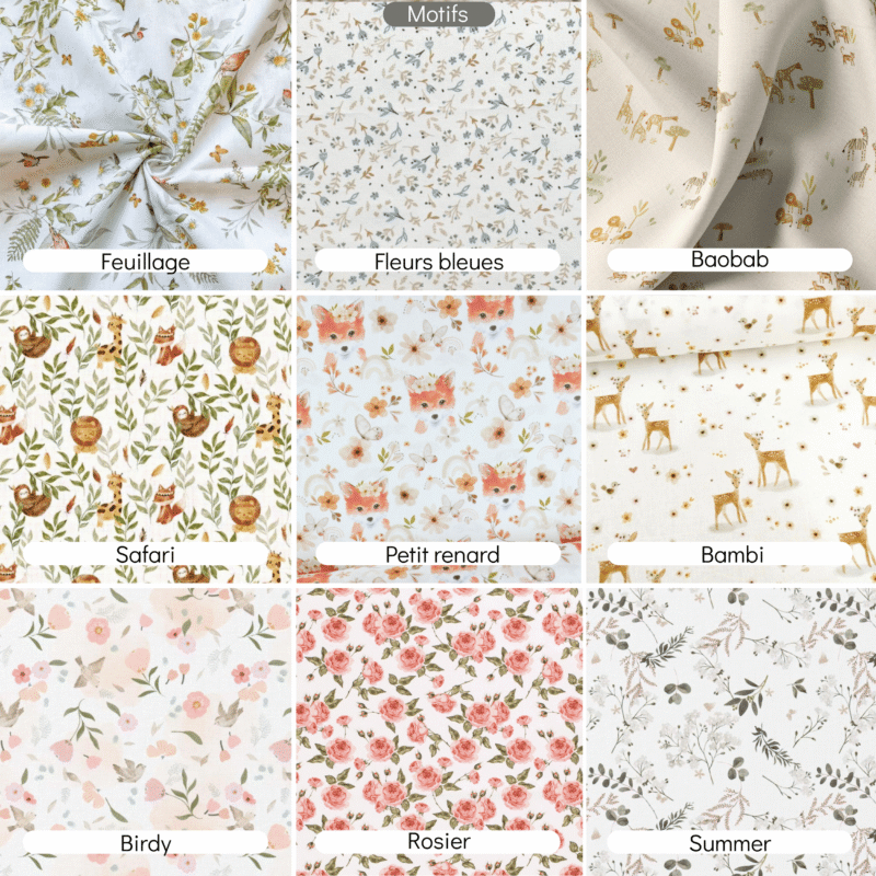 Plus de 100 tissus pour créer une tresse de lit personnalisée : bébé et enfant