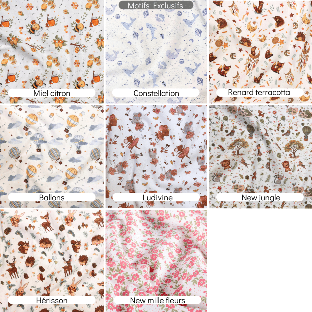 tissu-13 Motifs exclusifs