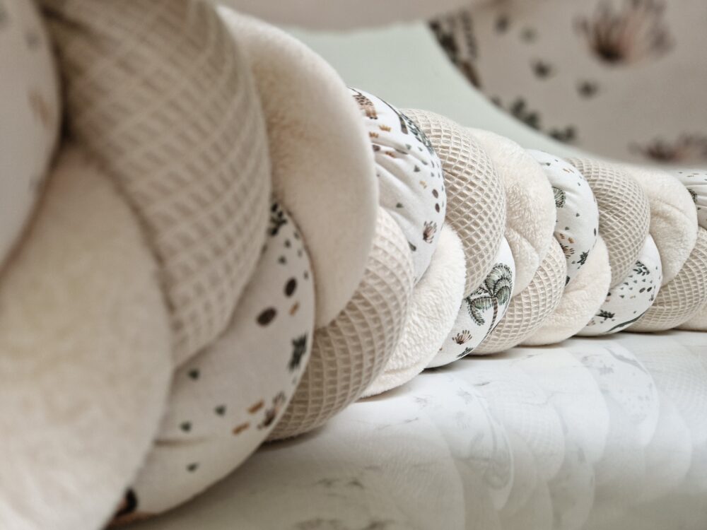 Tresse de lit beige