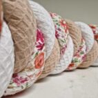 Tresse de lit fleurie