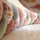 Contour de lit tresse mille fleurs