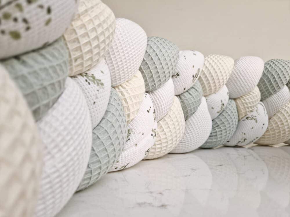 tour de lit tressé 6 brins