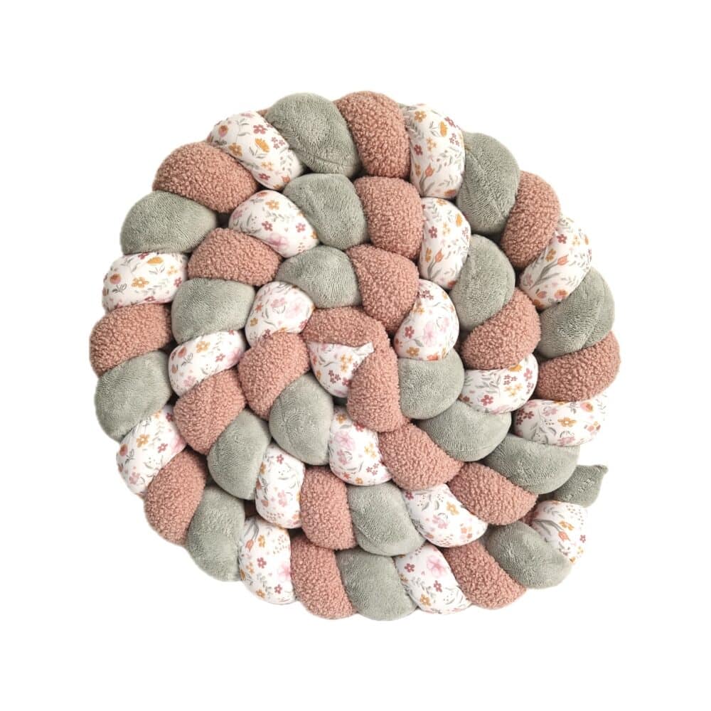 Tresse de lit vert de gris
