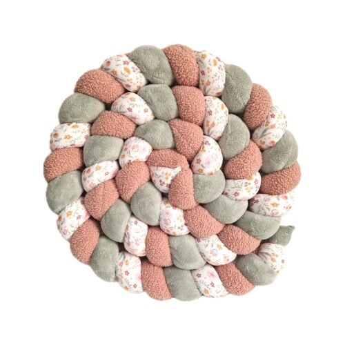 Tresse de lit vert de gris
