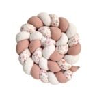 Tresse de lit rose